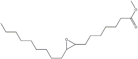 8,9-Epoxystearic acid methyl ester 结构式