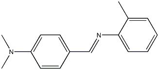 N-[4-(Dimethylamino)benzylidene]-2-methylaniline 结构式