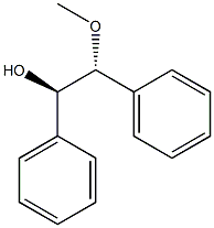 (1R,2R)-1,2-Diphenyl-2-methoxyethane-1-ol 结构式