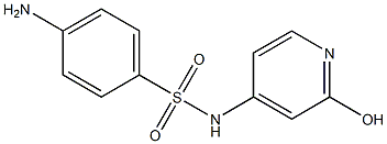 4-Amino-N-(6-hydroxy-4-pyridinyl)benzenesulfonamide 结构式