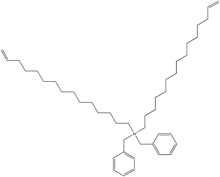 Di(14-pentadecenyl)dibenzylaminium 结构式