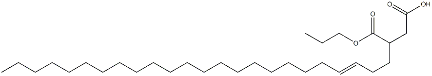 3-(3-Tetracosenyl)succinic acid 1-hydrogen 4-propyl ester 结构式