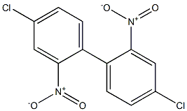 2,2'-Dinitro-4,4'-dichlorobiphenyl 结构式