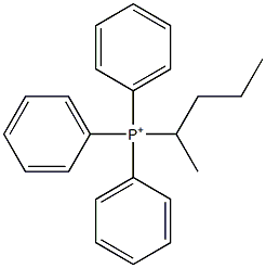 (1-Methylbutyl)triphenylphosphonium 结构式