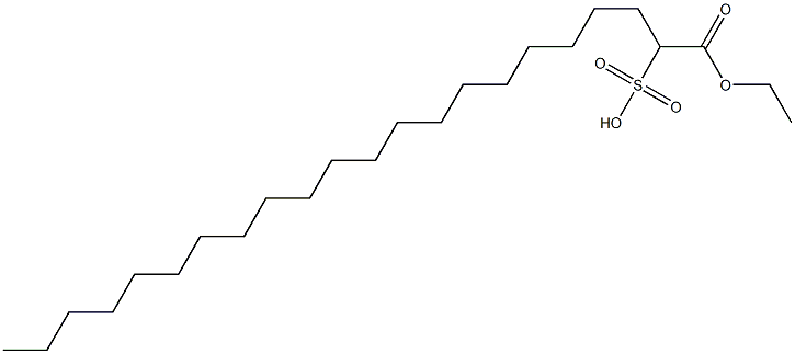 1-Ethoxycarbonyl-1-henicosanesulfonic acid 结构式