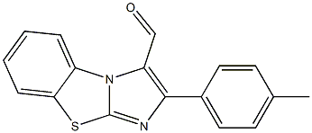 2-(4-Methylphenyl)imidazo[2,1-b]benzothiazole-3-carbaldehyde 结构式