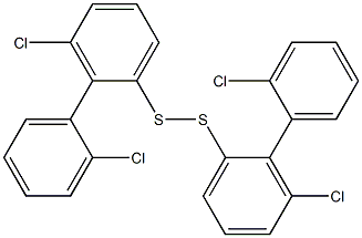 (2-Chlorophenyl)(3-chlorophenyl) persulfide 结构式