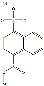 4-Sodiooxysulfinyl-1-naphthalenesulfonic acid sodium salt 结构式