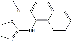 2-(2-Ethoxy-1-naphtylamino)-2-oxazoline 结构式