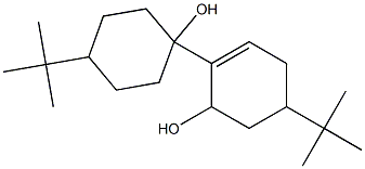 4-tert-Butyl-1-(6-hydroxy-4-tert-butyl-1-cyclohexenyl)cyclohexan-1-ol 结构式