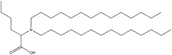 2-(Ditetradecylamino)hexanoic acid 结构式