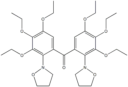 Isoxazolidin-2-yl(3,4,5-triethoxyphenyl) ketone 结构式