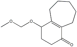 11-(Methoxymethoxy)bicyclo[5.4.0]undec-1(7)-en-8-one 结构式