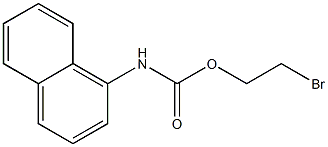 N-(1-Naphtyl)carbamic acid 2-bromoethyl ester 结构式