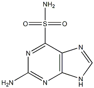 2-Amino-9H-purine-6-sulfonamide 结构式