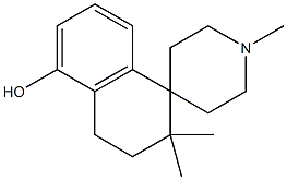 1,2',2'-Trimethylspiro[piperidine-4,1'-tetralin]-5'-ol 结构式