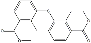 Methyl[3-(methoxycarbonyl)phenyl] sulfide 结构式