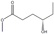 (S)-4-Hydroxyhexanoic acid methyl ester 结构式