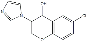 6-Chloro-3-(1H-imidazol-1-yl)chroman-4-ol 结构式