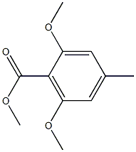 2,6-Dimethoxy-4-methylbenzoic acid methyl ester 结构式