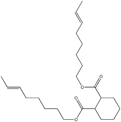 1,2-Cyclohexanedicarboxylic acid bis(6-octenyl) ester 结构式
