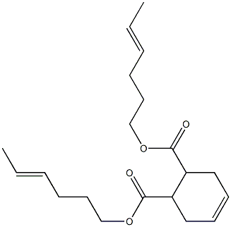 4-Cyclohexene-1,2-dicarboxylic acid bis(4-hexenyl) ester 结构式
