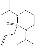 2-Allyl-2-oxo-1,3-diisopropyl-1,3-diaza-2-phosphacyclohexane 结构式