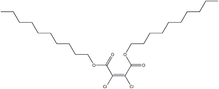 Dichloromaleic acid didecyl ester 结构式