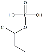 Phosphoric acid dihydrogen (1-chloropropyl) ester 结构式