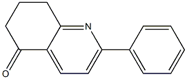 2-Phenyl-5,6,7,8-tetrahydroquinoline-5-one 结构式