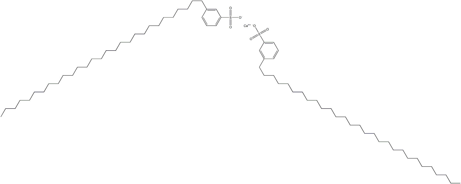 Bis(3-nonacosylbenzenesulfonic acid)calcium salt 结构式