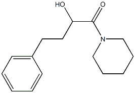1-(2-Hydroxy-4-phenylbutanoyl)piperidine 结构式
