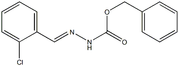 2-Chlorobenzaldehyde benzyloxycarbonyl hydrazone 结构式