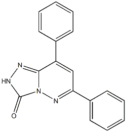 6-(Phenyl)-8-phenyl-1,2,4-triazolo[4,3-b]pyridazin-3(2H)-one 结构式