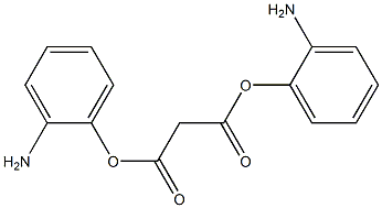 Malonic acid bis(2-aminophenyl) ester 结构式