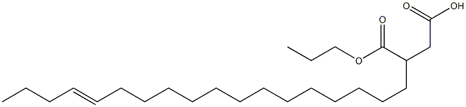 3-(14-Octadecenyl)succinic acid 1-hydrogen 4-propyl ester 结构式