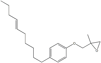 4-(6-Decenyl)phenyl 2-methylglycidyl ether 结构式