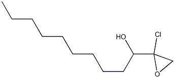 1-(2-Chlorooxiranyl)-1-decanol 结构式