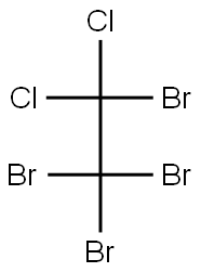 1,2,2,2-Tetrabromo-1,1-dichloroethane 结构式