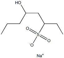 5-Hydroxyoctane-3-sulfonic acid sodium salt 结构式