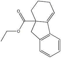 2,3-Dihydro-1H-fluorene-9a(9H)-carboxylic acid ethyl ester 结构式