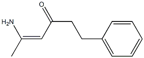 (Z)-5-Amino-1-phenyl-4-hexen-3-one 结构式