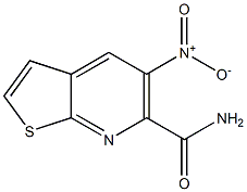 5-Nitrothieno[2,3-b]pyridine-6-carboxamide 结构式