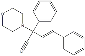 2,4-Diphenyl-2-morpholino-3-butenenitrile 结构式