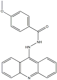 N'-(Acridin-9-yl)-4-methoxybenzhydrazide 结构式