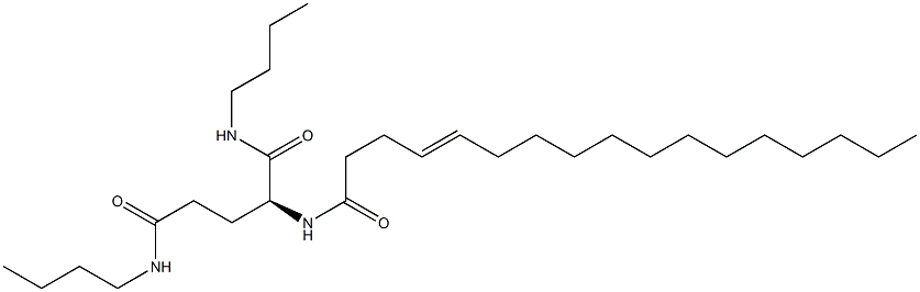 N2-(4-Heptadecenoyl)-N1,N5-dibutylglutaminamide 结构式