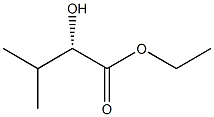 [S,(+)]-2-Hydroxy-3-methylbutyric acid ethyl ester 结构式