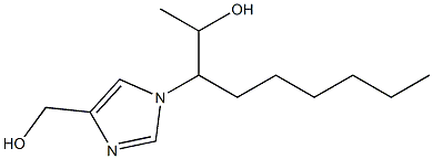 1-[1-(1-Hydroxyethyl)heptyl]-1H-imidazole-4-methanol 结构式
