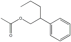 Acetic acid 2-phenylpentyl ester 结构式