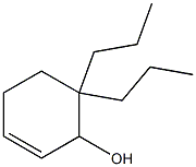 6,6-Dipropyl-2-cyclohexen-1-ol 结构式